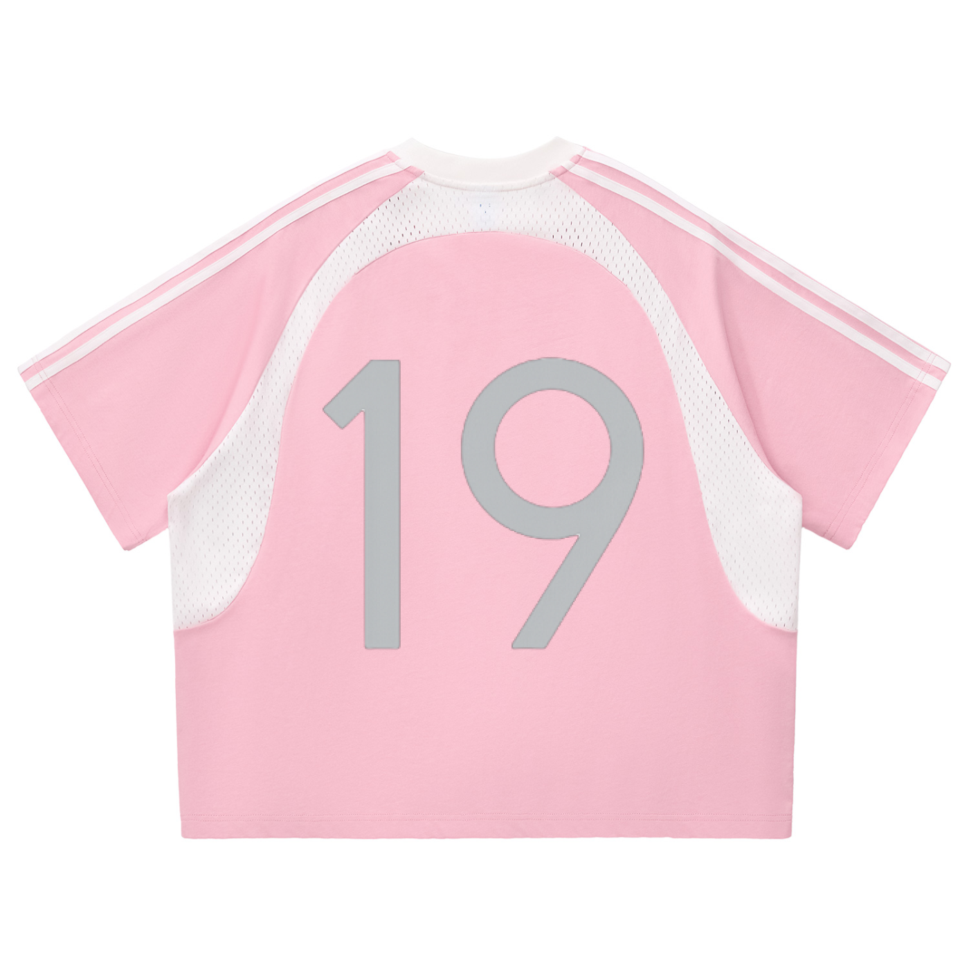 Contrast Stripes Mesh T-shirt