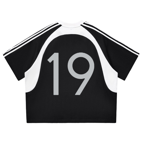 Contrast Stripes Mesh T-shirt