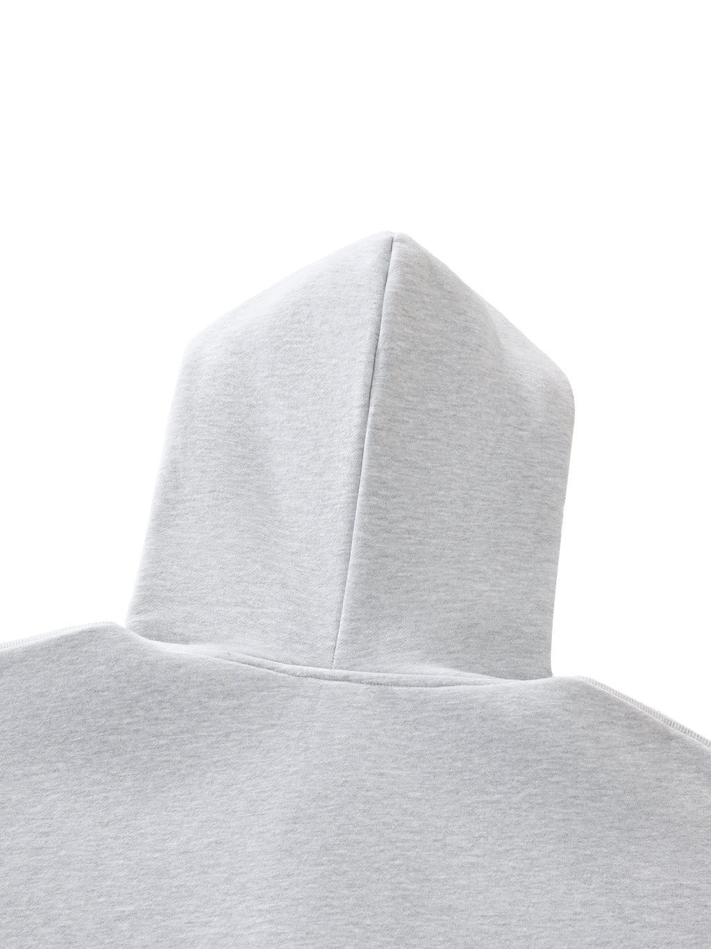 Everyday Contrast-Stitched Boxy zip hoodie